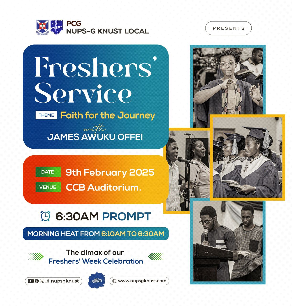 FRESHERS' SERVICE - '25